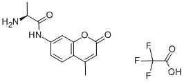 2-amino-N-(4-methyl-2-oxo-chromen-7-yl)propanamide; 2,2,2-trifluoroacetic acid